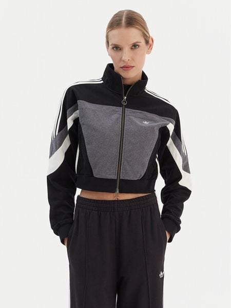 Adidas Bluza Blocking JW7289 Czerwony Regular Fit. Czerwone bluzy bez kaptura damskie Adidas, s, z syntetyku. Za 269.99 zł.