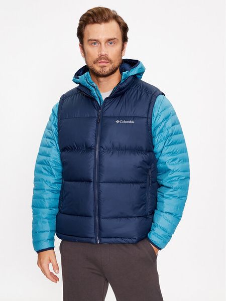 Columbia Kamizelka Pike Lake™ II Vest Granatowy Regular Fit. Niebieskie kamizelki męskie Columbia, m, z syntetyku. Za 371.99 zł.