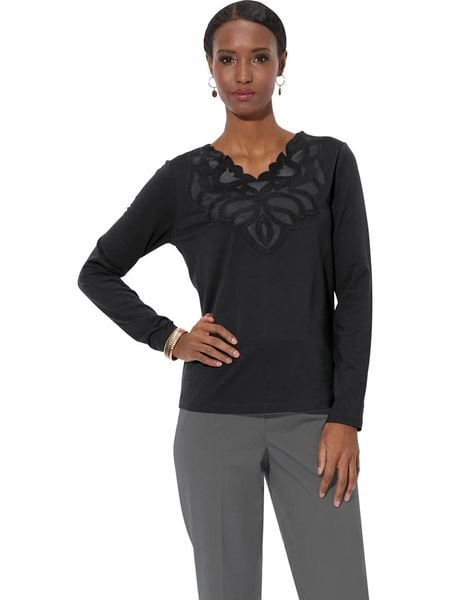 WITT WEIDEN Bluzka w kolorze czarnym rozmiar: 46. Czarne bluzki damskie WITT WEIDEN, bez wzorów, bez kołnierzyka, bez ramiączek. Za 66.47 zł.