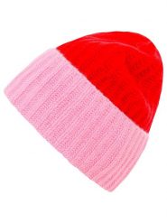 Zwillingsherz Kaszmirowa czapka w kolorze różowo-czerwonym rozmiar: onesize. Czerwone czapki zimowe damskie Zwillingsherz, z kaszmiru. Za 223.99 zł.