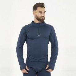Termoaktywna koszulka treningowa IRONBOY TURBO. Niebieskie bielizna termoaktywna męska Legea, l, bez wzorów, z poliesteru. Za 88.00 zł.