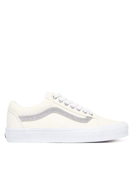 Vans Tenisówki Old Skool VN000D2VY1K1 Kremowy. Białe buty sportowe dziewczęce Vans, bez wzorów, ze skóry, bez zapięcia. Za 299.99 zł.