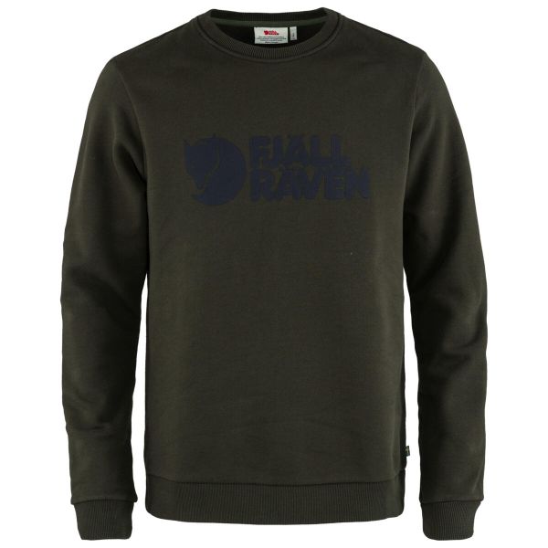 Sweter męski Fjallraven Logo. Niebieskie swetry męskie Fjällräven, m, bez wzorów, z bawełny, bez kołnierzyka. Za 556.60 zł.