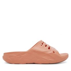 Klapki Teva. Pomarańczowe klapki damskie Teva, bez wzorów, bez obcasa. Za 129.99 zł.