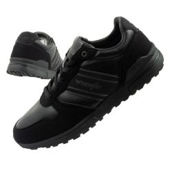 Buty sportowe męskie Wrangler Wylie. Czarne buty sportowe na co dzień męskie Wrangler, z gumy, bez zapięcia. Za 189.00 zł.