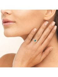 L'atelier précieux Srebrny pierścionek z cyrkoniami rozmiar: 56. Szare pierścionki damskie L'Atélier Précieux, z cyrkonią, srebrne. Za 117.99 zł.