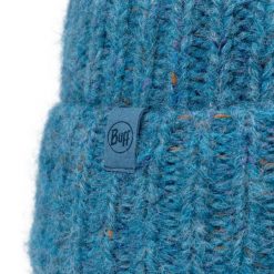 Czapka BUFF KNITTED & FLEECE BAND BEANIE EYLA LAKE. Niebieskie czapki męskie Buff, bez wzorów, z elastanu. Za 149.90 zł.