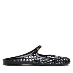 Klapki Tory Burch. Czarne klapki damskie Tory Burch, bez wzorów, bez obcasa. Za 1,059.00 zł.