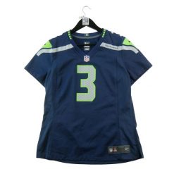 Second life - Nike damska koszulka NFL Seattle Seahawks 3 - Jak nowy. Niebieskie bluzki sportowe damskie Nike, l, bez kołnierzyka, bez ramiączek. Za 149.06 zł.
