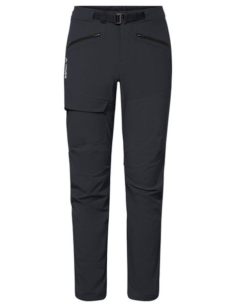 Spodnie męskie Croz Pants III. Czarne spodnie materiałowe męskie Vaude, bez wzorów, z materiału, sportowe. Za 828.85 zł.