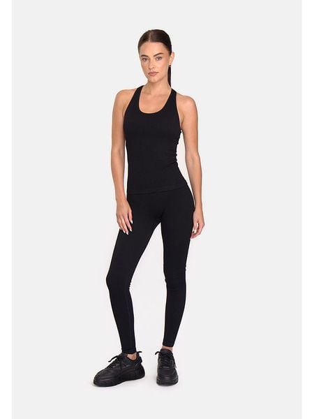 Cardio Bunny Top sportowy w kolorze czarnym rozmiar: M. Czarne topy damskie Cardio Bunny, m, bez wzorów, bez ramiączek. Za 84.21 zł.