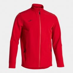 Kurtka wodoodporna Joma Basilea II. Czerwone kurtki męskie Joma, m, bez wzorów, z materiału, bez kaptura. Za 253.05 zł.