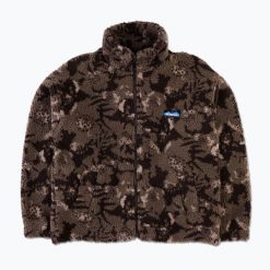 Bluza polarowa damska KAVU Loven. Brązowe bluzy bez kaptura damskie KAVU, z polaru. Za 449.99 zł.