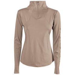 Damska koszulka do jazdy konnej Harry's Horse Sporty Eden. Szare t-shirty damskie HARRYS HORSE, s, bez wzorów, bez kołnierzyka. Za 179.50 zł.