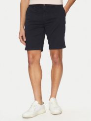 BOSS Szorty materiałowe 50536723 Granatowy Slim Fit. Niebieskie szorty męskie Boss, z bawełny, bez kołnierzyka. Za 239.99 zł.