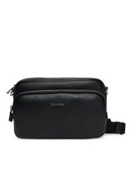 Calvin Klein Saszetka Raised Camera Bag LV04D3159G Czarny. Czarne saszetki męskie CALVIN KLEIN, ze skóry. Za 299.99 zł.