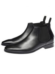 GORDON & BROS Skórzane sztyblety "Rome" w kolorze czarnym rozmiar: 43. Czarne sztyblety męskie GORDON & BROS, z materiału, bez zapięcia. Za 399.71 zł.