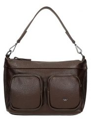 Wojas Skórzany shopper bag w kolorze brązowym - 42 x 23 x 8 cm rozmiar: onesize. Brązowe shopper bag damskie Wojas, bez wzorów, z materiału, na ramię, bez dodatków. Za 404.65 zł.