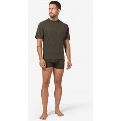 Koszulka termoaktywna z krótkim rękawem męska SUPER.NATURAL Sierra 140 Tee. Brązowe bielizna termoaktywna męska Super.natural, l, bez wzorów, z materiału. Za 299.99 zł.