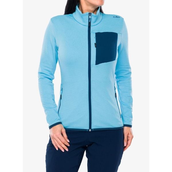 Bluza rozpinana damska CMP Kovyna. Niebieskie bluzy bez kaptura damskie CMP. Za 257.19 zł.