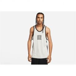 Koszulka treningowa męska Nike Dri-fit Starting Five. Czerwone t-shirty sportowe męskie Nike, l, z poliesteru, bez ramiączek, do biegania, dri-fit (nike). Za 248.00 zł.