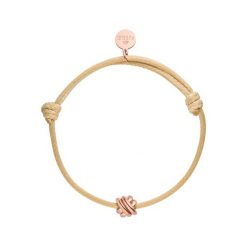 Purelei Purelei Bransoletka Knot Bransoletki 1 ct Jasnobrązowy Damski. Brązowe bransoletki damskie Purelei, pozłacane. Za 65.89 zł.