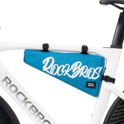 Torba na ramę roweru ROCKBROS Triangle (1,9 l). Czerwone torebki klasyczne damskie ROCKBROS, bez wzorów, z materiału, bez dodatków. Za 79.60 zł.