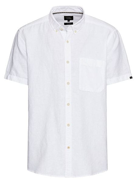 Camel Active Koszula - Regular fit - w kolorze białym rozmiar: L. Białe koszule męskie Camel Active, l, bez wzorów, bez kołnierzyka, bez ramiączek. Za 130.99 zł.