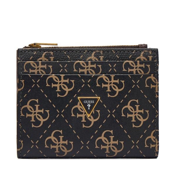 Portfel Guess. Brązowe portfele męskie Guess, z aplikacjami. Za 239.99 zł.