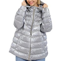 Kurtka GEOX W MYLUSE Szary. Szare kurtki męskie Geox, m, bez wzorów, z tkaniny, bez kaptura. Za 722.99 zł.