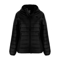 Kurtka damska DIADORA L. HOODIE LIGHT JACKET CHROMIA. Czarne kurtki damskie Diadora, l, bez wzorów, bez kaptura. Za 109.99 zł.
