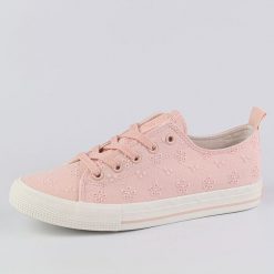 Nude tenisówki damskie Big Star Ll274224. Trampki i tenisówki damskie Big Star, bez wzorów, z koronki. Za 119.80 zł.