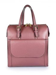 Florence Bags Skórzany plecak "Pa" w kolorze różowym - 27 x 31 x 13 cm rozmiar: onesize. Różowe plecaki damskie Florence Bags, bez wzorów, z materiału. Za 347.99 zł.