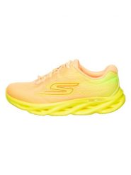 Skechers Buty "Go Run Swirl Tech Speed - Ultimate Stride" ze wzorem do biegania rozmiar: 37. Pomarańczowe obuwie do biegania damskie Skechers. Za 237.17 zł.