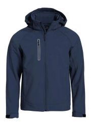 Clique Milford Jacket męska softshell 3-warstwowa z membraną TPU. Niebieskie kurtki softshell damskie CLIQUE, m, bez wzorów, z materiału. Za 367.30 zł.