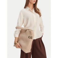 Torebka GINO ROSSI. Brązowe torebki klasyczne damskie Gino Rossi, bez wzorów, bez dodatków. Za 299.99 zł.