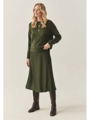 TATUUM Sweter w kolorze khaki rozmiar: XXL. Brązowe swetry klasyczne damskie Tatuum, xxl, z wełny, bez kołnierzyka. Za 259.95 zł.