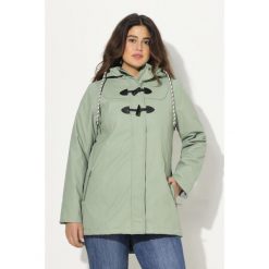 Damskie Kurtka przeciwdeszczowa HYPRAR wodoszczelna kaptur podłużne guziki. Zielone kurtki damskie Ulla Popken, plus size, bez kaptura. W wyprzedaży za 511.99 zł.