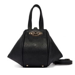 Torebka Guess. Czarne torebki klasyczne damskie Guess, z aplikacjami, bez dodatków. Za 659.99 zł.