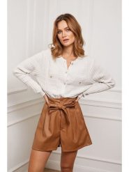 Joséfine Kardigan "Castel" w kolorze kremowym rozmiar: M. Brązowe kardigany damskie Joséfine, m, bez wzorów, z kaszmiru. Za 218.05 zł.