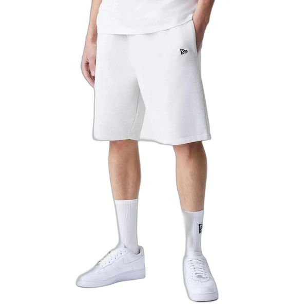 Szorty oversize New Era Essentials. Szare szorty męskie New Era, bez wzorów, z bawełny. Za 159.00 zł.