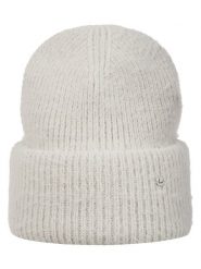 LUHTA Czapka "Noukkila" w kolorze kremowym rozmiar: onesize. Brązowe czapki zimowe damskie Luhta, ze splotem. Za 95.69 zł.