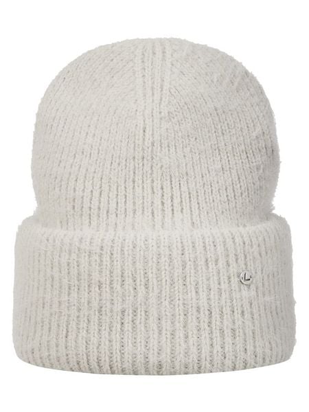 LUHTA Czapka "Noukkila" w kolorze kremowym rozmiar: onesize. Brązowe czapki zimowe damskie Luhta, ze splotem. Za 96.14 zł.