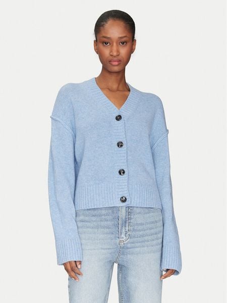 DAY BIRGER ÉT MIKKELSEN Kardigan Jordane DAY65243701 Niebieski Oversize. Niebieskie kardigany damskie Day Birger et Mikkelsen, l, bez wzorów, z wełny. Za 619.99 zł.