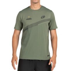 T-shirt Bullpadel Canards. Zielone t-shirty damskie bullpadel, bez wzorów, z materiału, bez kołnierzyka. Za 218.45 zł.