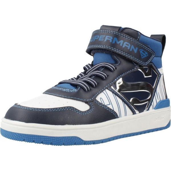 Buty GEOX J WASHIBA BOY Niebieski. Niebieskie buty fitness męskie Geox, do biegania. Za 233.99 zł.