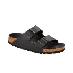 Klapki męskie Birkenstock Arizona BS. Czarne klapki i japonki męskie Birkenstock, z materiału. Za 419.00 zł.
