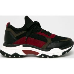 Marco Tozzi - Buty. Czarne buty sportowe na co dzień damskie Marco Tozzi, bez wzorów, z gumy. Za 219.90 zł.