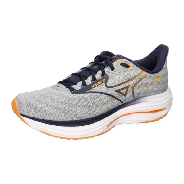 Buty do biegania męskie Mizuno Wave Rider 29 harbor. Szare obuwie do biegania damskie Mizuno, mizuno wave. Za 519.99 zł.