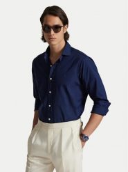 Polo Ralph Lauren Koszula 710P01396003 Granatowy Custom Fit. Niebieskie koszule męskie Polo Ralph Lauren, m, bez wzorów, z bawełny, bez kołnierzyka, bez ramiączek. Za 779.99 zł.